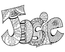 Pin On Words Coloring Pages For Adults