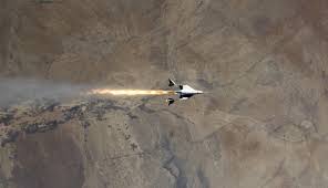 The vehicle climbed to an altitude of 13700 meters before releasing unity at 12:25 gmt. Virgin Galactic Flies To Edge Of Space For First Time From New Mexico Spaceflight Now