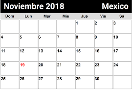 Calendario Noviembre 2018 Chile Periodic Table