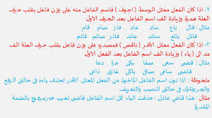اسم الفاعل من الفعل الثلاثي الصحيح لغة عربية للصف الثالث الإعدادي موقع نفهم موقع نفهم Youtube