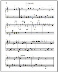Free Fur Elise Sheet Music Beautifully Readable Copies