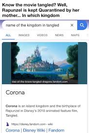 Name of kingdom in tangled. Disney Predicted The Virus In Tangled Memes