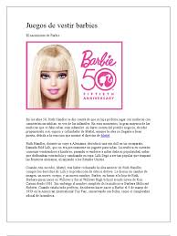 Los juegos de vestir te permiten probar diferentes combinaciones de moda y resaltar tu lado creativo. Juegos De Vestir Barbies Barbie Ocio