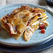 Kurbis Lasagne Mit Gorgonzola Rezept Rezepte Lebensmittel Essen Lasagne