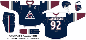 Adidas nathan mackinnon colorado avalanche burgundy home authentic player jersey. 2018 Nhl Alternate Uniform Concepts Colorado Avalanche Custom Jerseys Uniform Design Colorado Avalanche