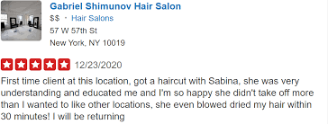 If you own a hair salon now is the time to create a listing with us to get the exposure you need. Testimonials Gabriel Shimunov Hair Salon