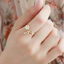 European And American Minimalist Fashion Crystal Zircon Gold Plated Male And Female Tail Ring Ring Temperament Free Shipp Fashion Rings Wedding Jewelry Jewelry