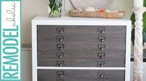 Save on home furniture for all rooms in your home. Ikea Hack Kallax Shelf To Flat File Cabinet Drawers Youtube