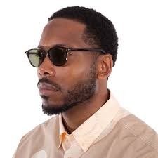 Tom Ford Green Oval Men's Sunglasses FT1049-D 52N 50