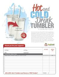 Tumbler Fundraiser Easy Dough Fundraising Pta Fundraising School Fundraisers Charity Fundraising