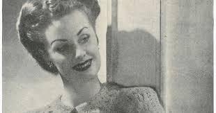 Free Pattern for a 1940s Lace Jersey