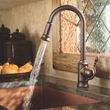 Oil brushed kitchen bronze faucets come in a broad variety of styles, from tall and slim to wide and robust. S7208 Lifestyle Rubbed Bronze Kitchen Faucet Bronze Kitchen Faucet Oil Rubbed Bronze Kitchen Faucet