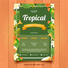 Maybe you would like to learn more about one of these? Party Festival Poster With Plants Nohat Free For Designer