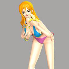 One Piece - Nami Swimsuit 3D Принт Модель in Статуэтки 3DExport