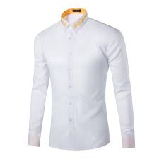 Maybe you would like to learn more about one of these? Chemise A Manches Longues Et Col Rabattu Pour Homme Tenue De Mariage Slim Brodee Nouvelle Collection 2018 F50 Aliexpress