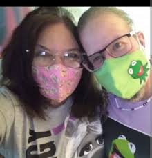 Couple with muppet themed wedding and tattoos