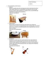 Setiap alat musik ritmis punya bentuk dan cara memainkan yang berbeda. Alat Musik