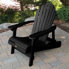 Folding and reclining adirondack chair. Sol 72 Outdoor Anette Plastic Folding Adirondack Chair Color Black Rustic Outdoor Furniture Adirondack Chair Outdoor