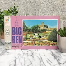 Check spelling or type a new query. Vintage Puzzle Retro 1960s Milton Bradley Big Ben An English Garden Interlocking Jigsaw Puzzle 1000 Pieces 26 X 20 Board Games By Retrospectvintage215 From Retrospect Vintage Of Philadelphia Pa Attic