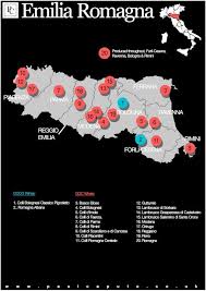 Doc And Docg Map Of Emilia Romagna Italy Wine Map Lambrusco Wine Italian Wine