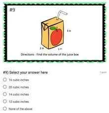 Volume Of Rectangular Prisms Google Form Video Lesson Google Forms Video Lessons Google Classroom Math