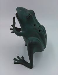 And i never provide customer feedback. Oxidized Copper Frog Garden Sculpture 5 The Second Knob Gifts Antiques