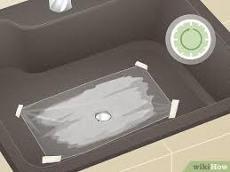 3 ways to clean a granite sink wikihow