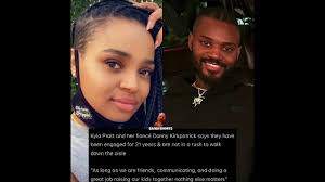 Kyla Pratt and her fiancé Danny Kirkpatrick says they have been engaged for  21 years
