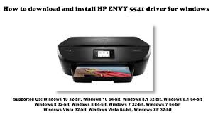 This technique, however, has driver support. Hp Envy 5541 Driver And Software Free Downloads