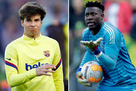 Ajax and cameroon goalkeeper andre onana has been banned from football for a year for a doping violation. Barcelona Offer Ajax Up To Four Players For Andre Onana In Swap Transfer Including Starlet Riqui Puig