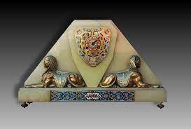 Check spelling or type a new query. 1930 Fr Art Deco Egyptomania Clock Art Deco Sculptures Bronze Clocks Vases