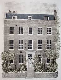 Kelmscott House Chiswick 35 70 Ten Topographical Lithographs By David Gentle David Gentleman London Painting House Portraits