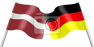 (eishockey wm 2021, gruppe b: Fahnen Lettland Und Deutschland Fototapete Fototapeten Ec Diplomatie Lettisch Myloview De