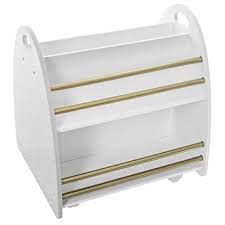 It can also be used as a room divider if placed in the middle, with the. Atmosphera Kids Room Low Bookcase With Wheels White Gold Amazon De Baby