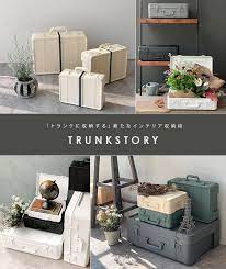 楽天市場 マルチディスプレイ収納 トランクストーリー mサイズ トランク型 収納ボックス trunkstory 収納ケース プラスチック スタッキング 収納 ボックス ケース おもちゃ入れ 小物入れ かばん 持ち運び ベルト付き おしゃれ かわいい プレゼント ディスプレイ 可愛い