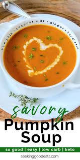 Easy Pumpkin Soup Recipe Low Carb And Keto Pumpkin Soup Recipe Pumpkin Soup Recipe Pumpkin Soup Soup Recipes