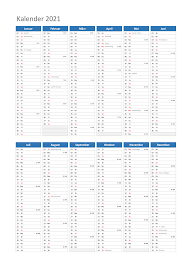 Halbjahreskalender 2020 zum ausdrucken kostenlos. Jahreskalender 2021 Schweiz Excel Pdf Muster Vorlage Ch