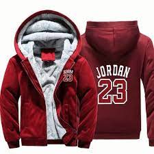 Winter Warm Thick Plus Design Men 2018 Baseball Hoodies Stylish Jordan 23 Printed Novelty Slim Jacket Jordan Hip Hop Male H Outfits Hipster Outfits Winter Ropa
