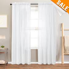 It creates a cozy and relaxed feeling. Off White Sheer Curtains Linen Textured Drapes 72 Inch Length Rod Pocket Open Weave Linen Look Window Curtains For Living Room Bedroom 2 Panels Buy Online In Bahamas At Bahamas Desertcart Com Productid 119395339
