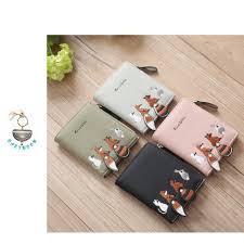 Dompet Mini Wanita Dompet Lipat Karakter Dompet Unik Lucu Dompet Wanita Korea Fashion Wanita Shopee Indonesia