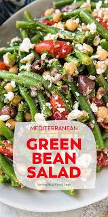 Mediterranean Green Bean Salad Yellowblissroad Com Recipe In 2020 Green Beans Bean Salad Green Bean Salads