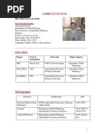 CV of Dr. Peter B S Gama