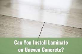 Check spelling or type a new query. Can You Install Laminate On Uneven Concrete Ready To Diy