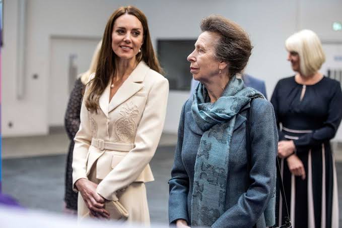 Princess Anne is boss on dream team visit with Kate Middleton -  Gloucestershire Live