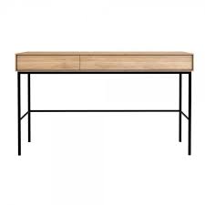 Ein tisch aus massivholz wie er sein soll. Ethnicraft Schreibtisch Whitebird Eiche Metall Schreibtisch Holz Schreibtisch Eiche Schreibtisch