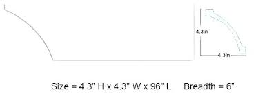 Crown Molding Sizes Cristopherrueb Co