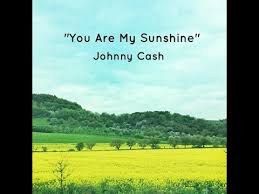 You are my sunshine is a song popularized by jimmie davis and charles mitchell in 1939. You Are My Sunshine Lyrics Johnny Cash Youtube