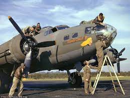 Army, navy, air force and marines. Wwii In Color Rare Photos From 1942 Show Flying Fortress Bombers And Their Heroic Crews In The Mighty 8th Command Daily Mail Online