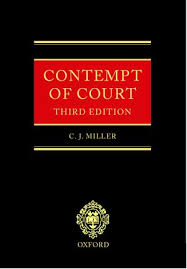 Contempt of court is broadly classified into two categories: Wildy Sons Ltd The World S Legal Bookshop Search Results For Isbn 9780198256977