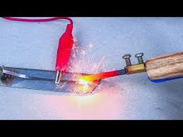How To Make Simple Welding Machine With 12v Battery Youtube Welding Machine Diy Welding Welding